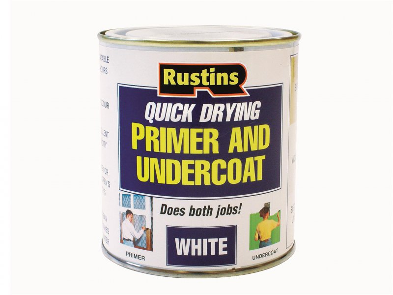 Rustins Quick Dry Primer & Undercoat White 500 ml Main Image