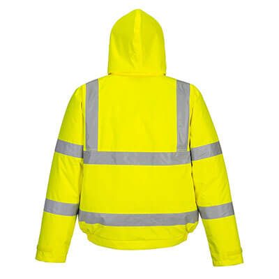 Portwest S463 - Hi-Vis Bomber Jacket Medium Yellow