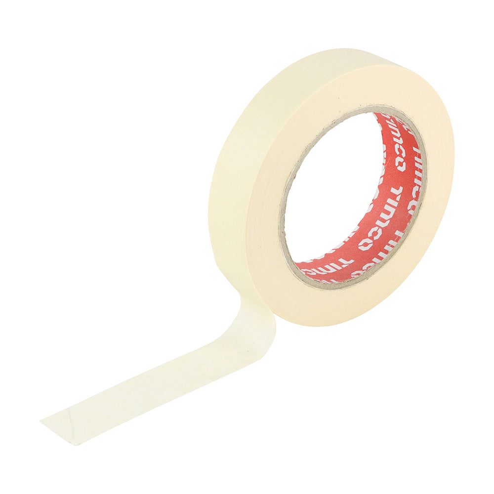 Cream Masking Tape - 50m x 25mm