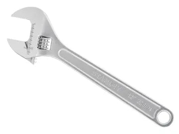 STANLEY Hand Tools Metal Adjustable Wrench 300mm (12in)