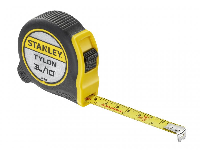 STANLEY® Hand Tools Tylon Pocket Tape 3m/10ft (Width 13mm) Carded Main Image