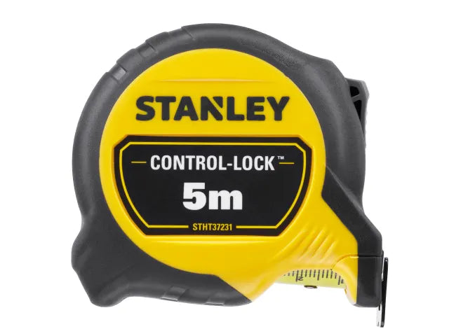 STANLEY Hand Tools CONTROL-LOCK Pocket Tape 5m (Width 25mm) (Metric only)
