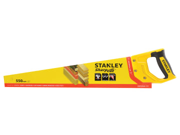 STANLEY Hand Tools Sharpcut Handsaw 550mm (22in) 7 TPI