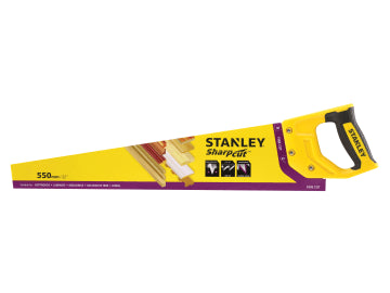 STANLEY Hand Tools Sharpcut Handsaw 550mm (22in) 11 TPI