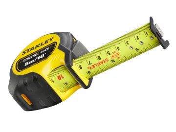 STANLEY Hand Tools CONTROL-LOCK Pocket Tape 5m/16ft (Width 25mm)