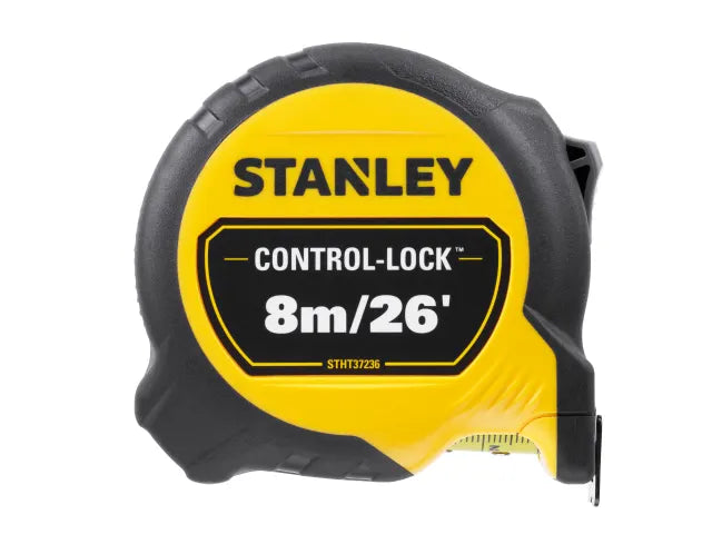 STANLEY Hand Tools CONTROL-LOCK Pocket Tape 8m/25ft (Width 25mm)