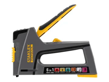 STANLEY Hand Tools FATMAX 6-in-1 Multi-Purpose Plastic Staple and Brad Nail Gun