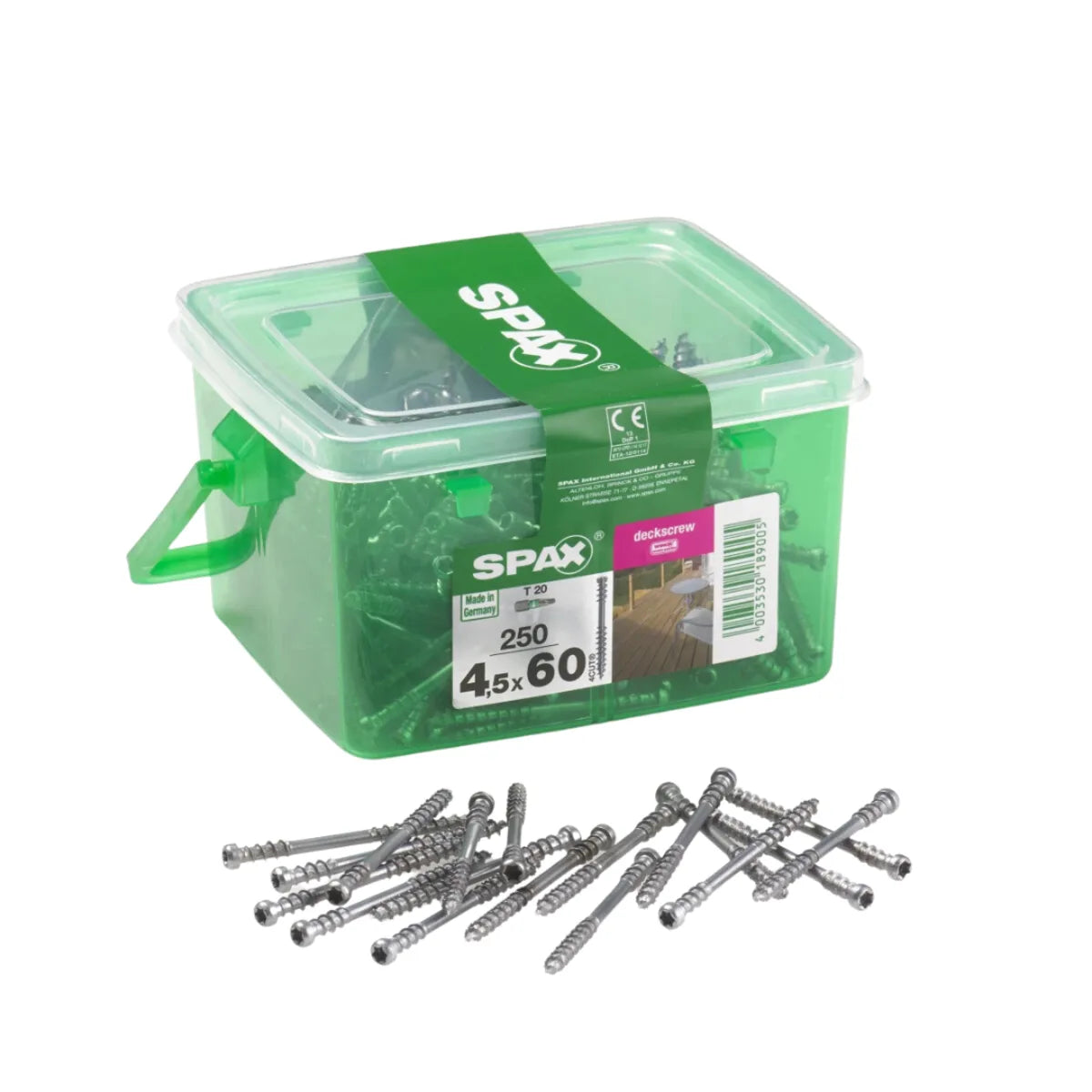 Spax Decking Wirox 4.5 x 60 - Tub 250