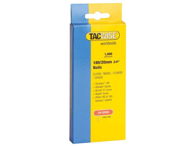 Tacwise 180/40mm 18 Gauge Nails Pack of 1000