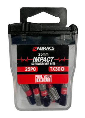 Abracs TX 30 Impact Bits (Box of 25)