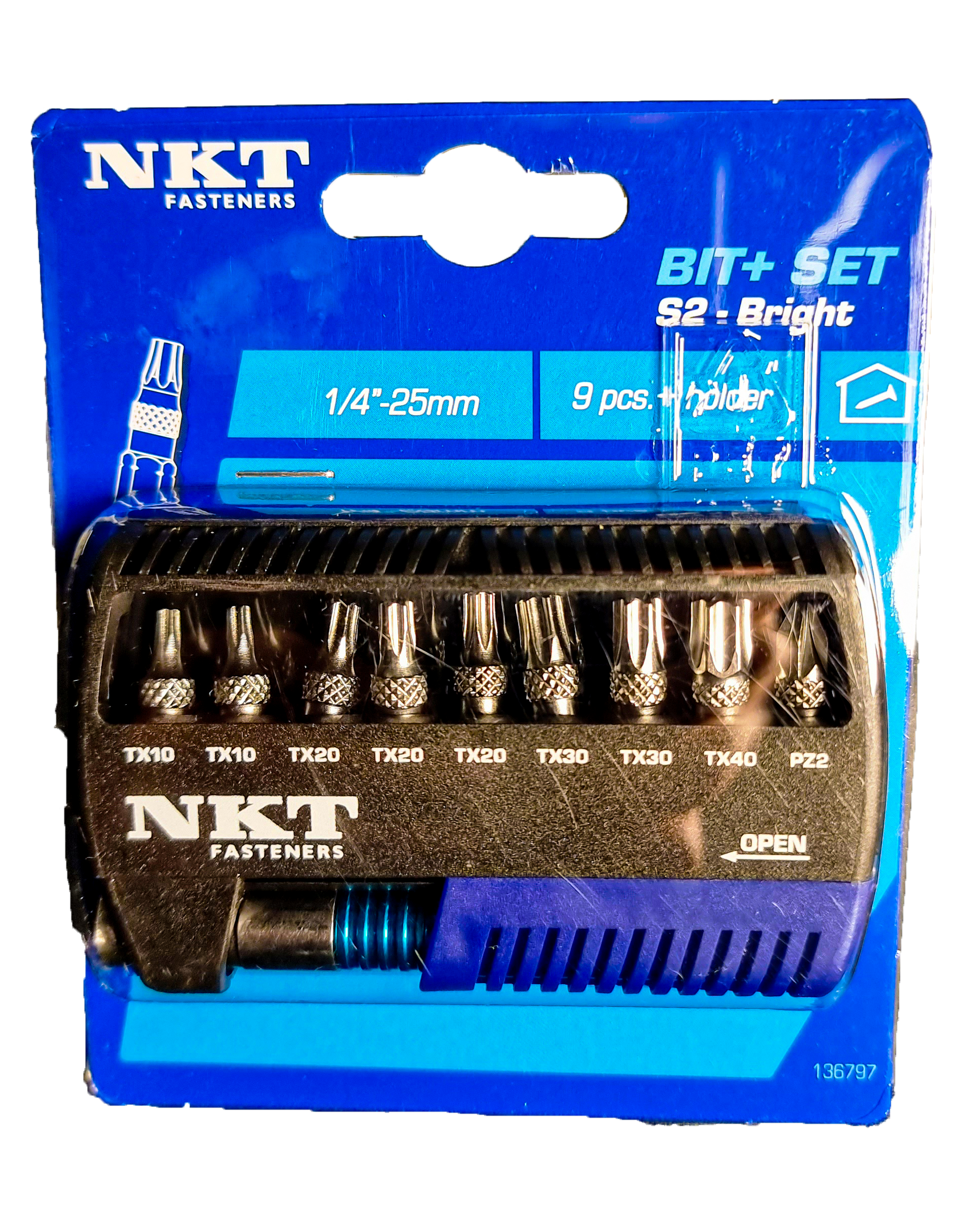 NKT Spun+ TX Driver Bit Assortment Set (9 Pieces)