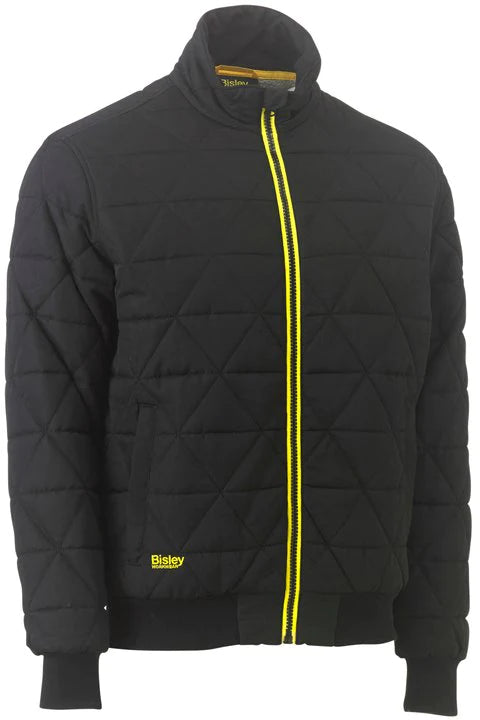 BISLEY DIAMOND QUILTED BOMBER JACKET (LARGE)