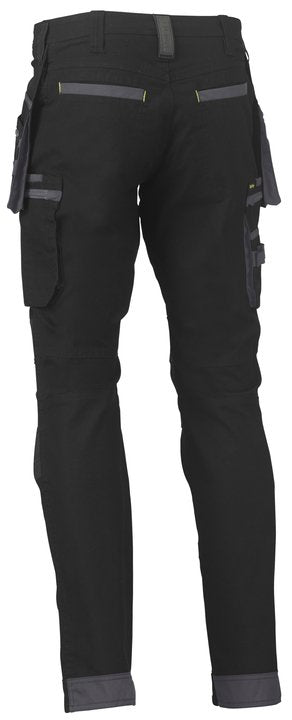 Bisley Flex & Move Utility Trouser Cargo with Holster Pockets Black (BBLK) 34R