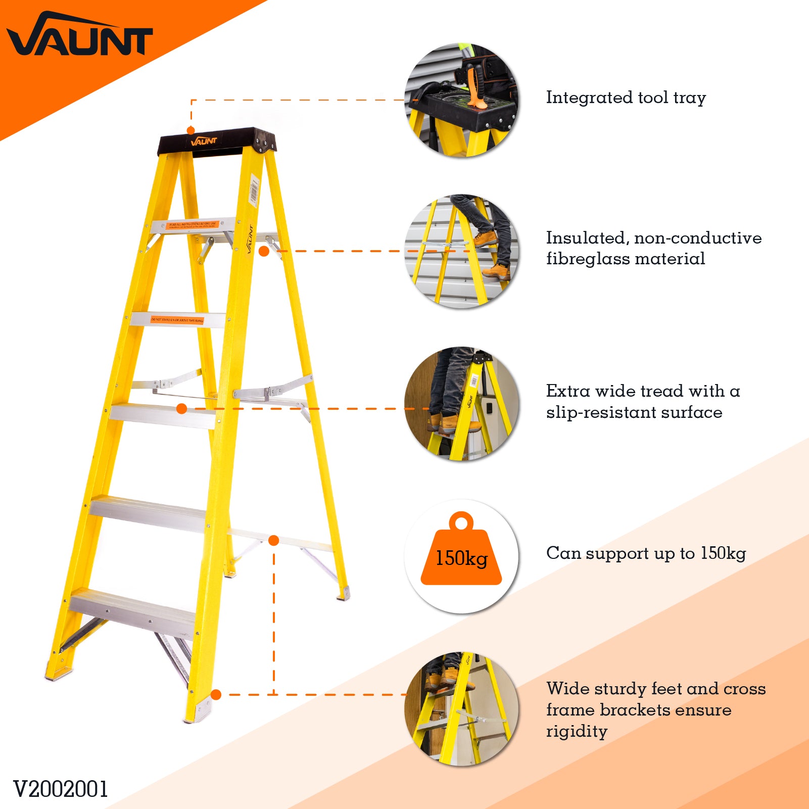 Vaunt 6 Tread Step Ladder