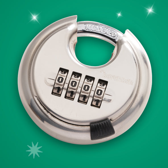 XMS Defender 70mm Diskus Combination Padlock