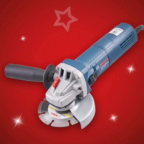 XMS Bosch 115mm (4.5in) Angle Grinder with FREE Diamond Disc