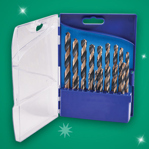 XMS Faithfull 19 Piece HSS Jobber Drill Bit Set