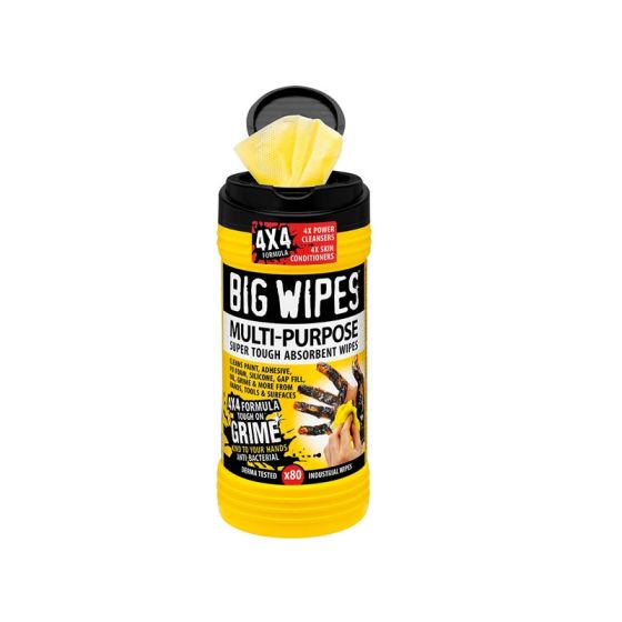 Big Wipes Multi Purpose - Black Top Tub (80)