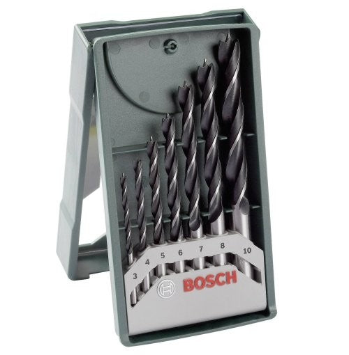 BOSCH - 7 Piece Wood Mini X-Line Drill Set