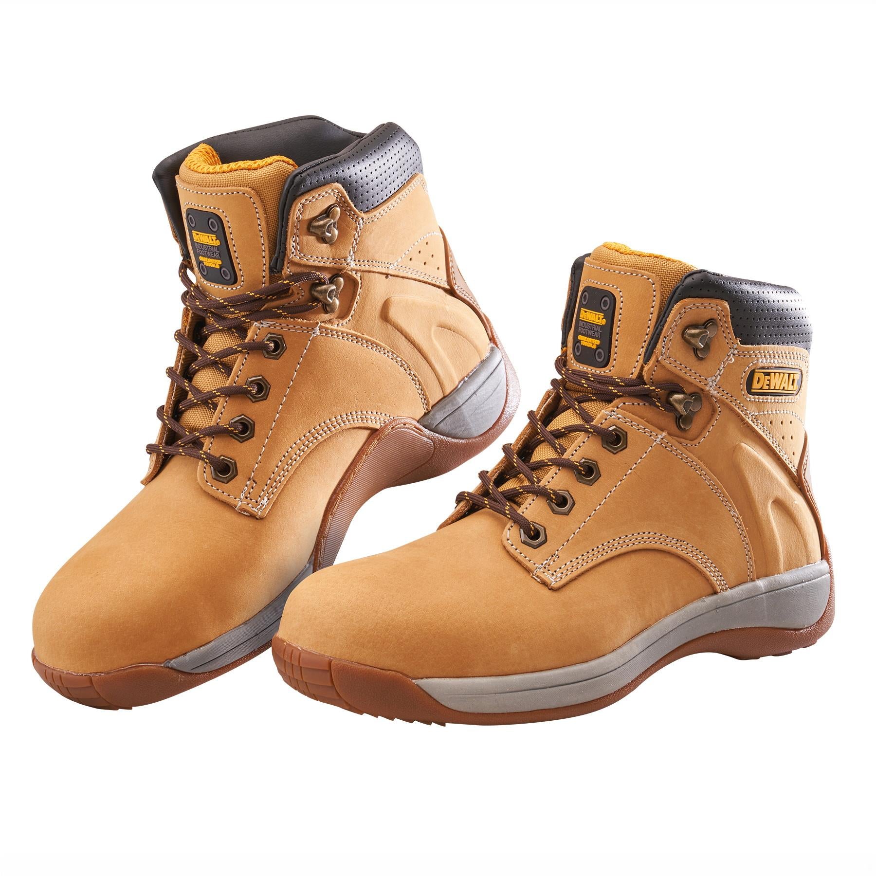 XMS DEWALT Extreme Safety Boots Wheat UK 8 EUR 42
