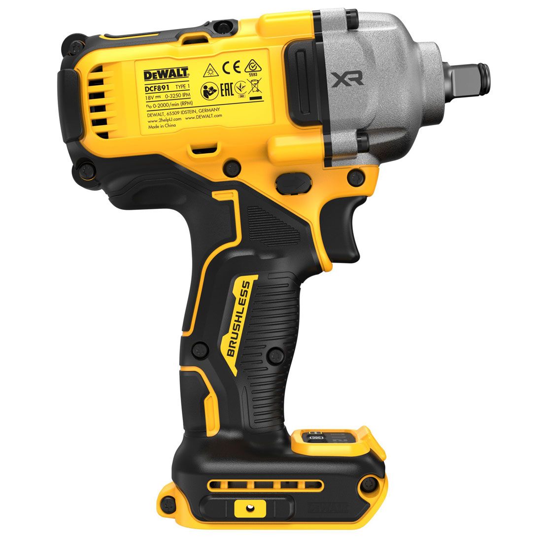 DEWALT DCF891N XR BL 1/2in Hog Ring Anvil Impact Wrench - 18V (Body Only)