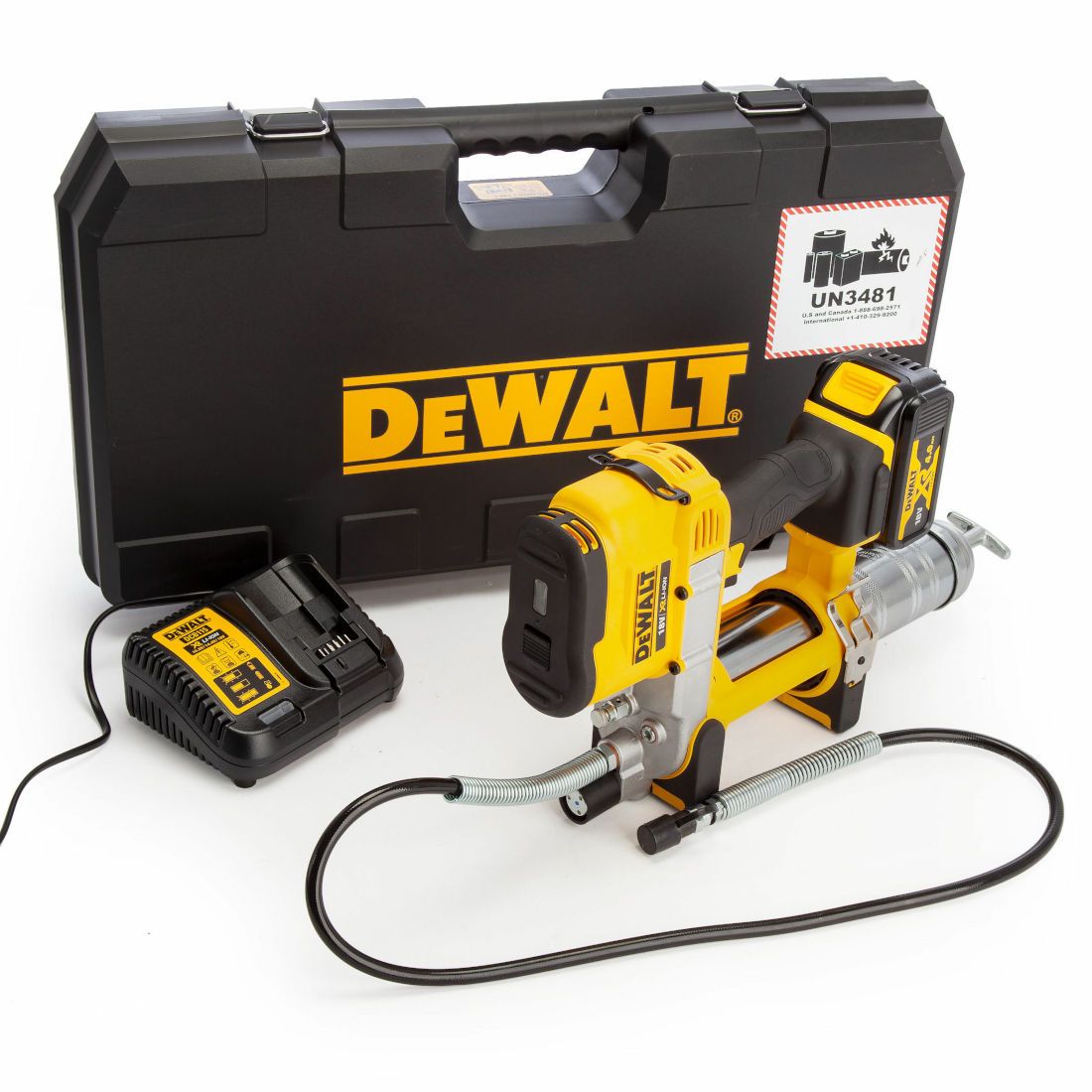 DEWALT Cordless XR Grease Gun 18 Volt FROM UNITED FIXINGS