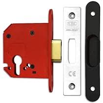 UNION StrongBOLT 22WCS Mortice Bathroom Lock Stainless Steel 81mm 3in Visi