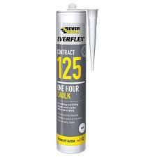 EVERBUILD 125 ONE HOUR CAULK WHITE WHITE C3