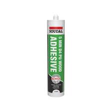 Soudal 5 Minute D4 PU Wood Adhesive Gel (290ml)
