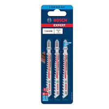 T144DHM Bosch Expert Fast Hardwood Jigsaw blade (Pack of 3)