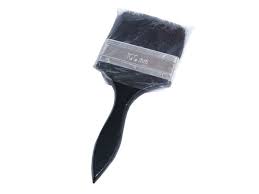 BLACK HANDLE DISPOSABLE BRUSH 4  Inch
