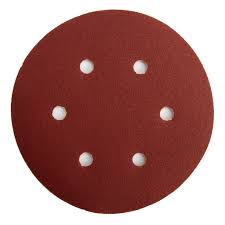 150mm x 120g Hook & Loop Sanding Disc 6 Holes