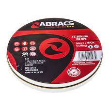 ABRACS PROFLEX Extra Thin Cutting Discs 115x1.0mm INOX A60TBF (Tin of 10)