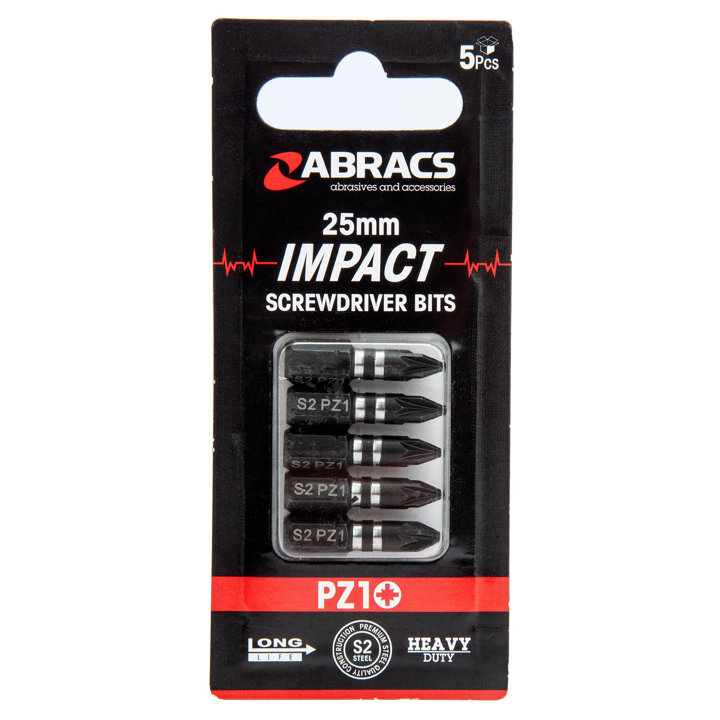 25mm Impact S/D Bit - PZ1 (5pcs)