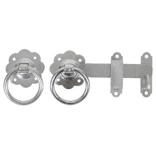 1136 Ring Latch Plain 6''inch BZP x 5 (Prepack)