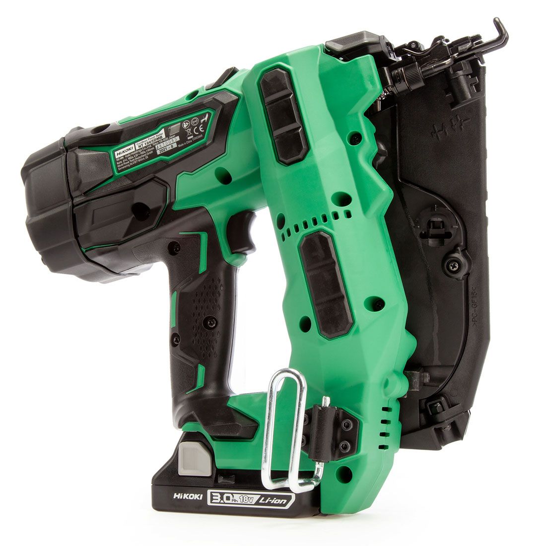 HiKOKI NT1865DMJYZ 18v 16 Gauge Brushless Straight Finish Nailer Kit -  Inc 2 x 2.0Ah Batteries & Charger