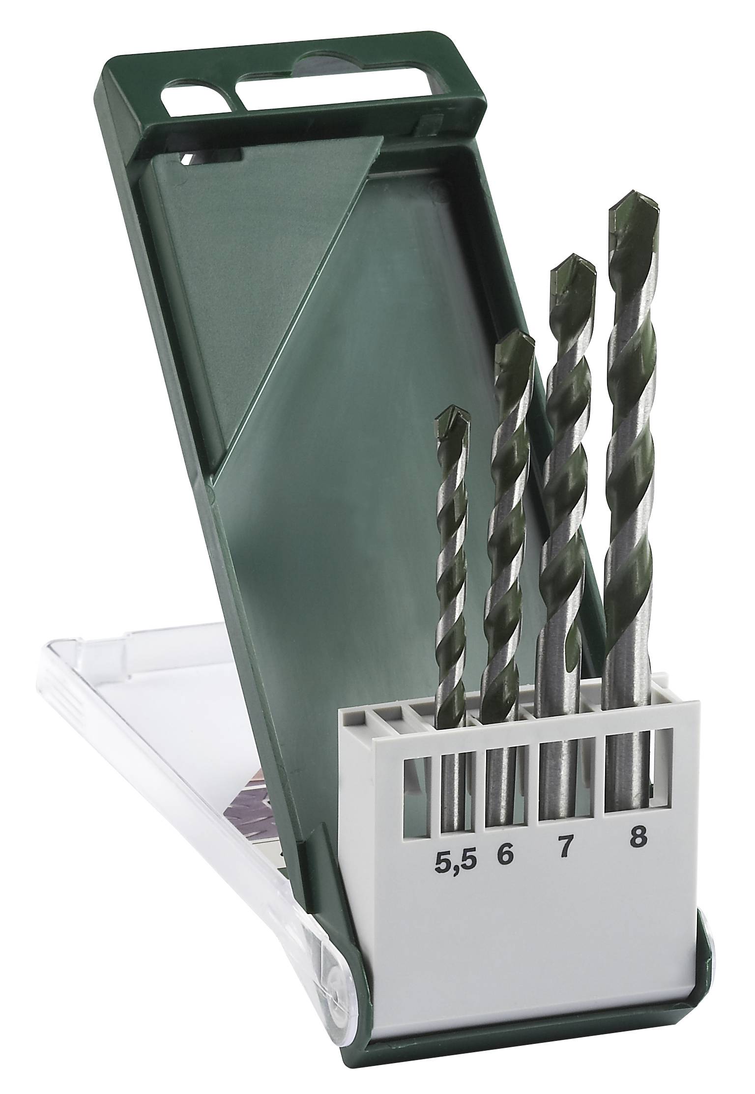 Bosch 4 x Drill Bit Set - 5.5mm, 6mm, 7mm, 8mm