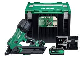 Hikoki 18V 38mm Metal Connector Nailer (PPN) 2 x 5.0Ah MVA in HSC4 Stackable Case