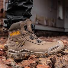DeWALT Power Tools Boa Lightweight Boots Stone UK 8 EUR 42