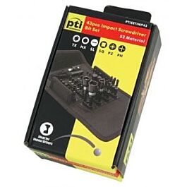 IMPACT SCREWDRIVER BIT SET - 43 PC