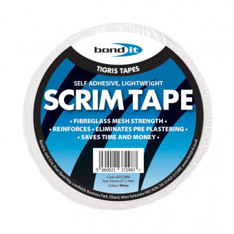 Bond It Lightweight Scrim Tape - White - 48mm x 90M