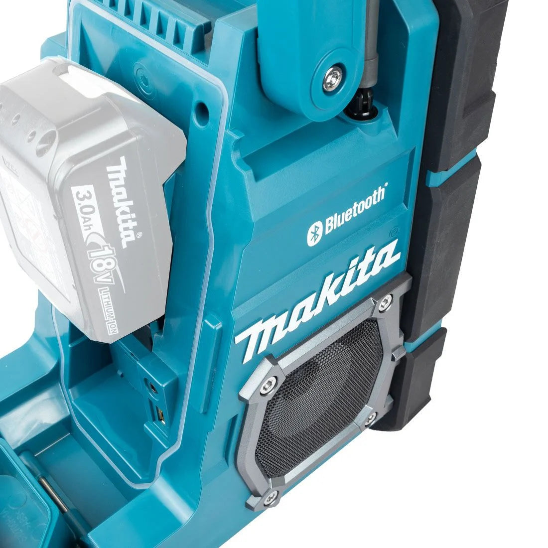 Makita DMR301 Site Radio DAB/DAB+ (12Vmax -18V Li-ion only) BLUE Bluetooth, Mobile USB Charging & Battery Charging