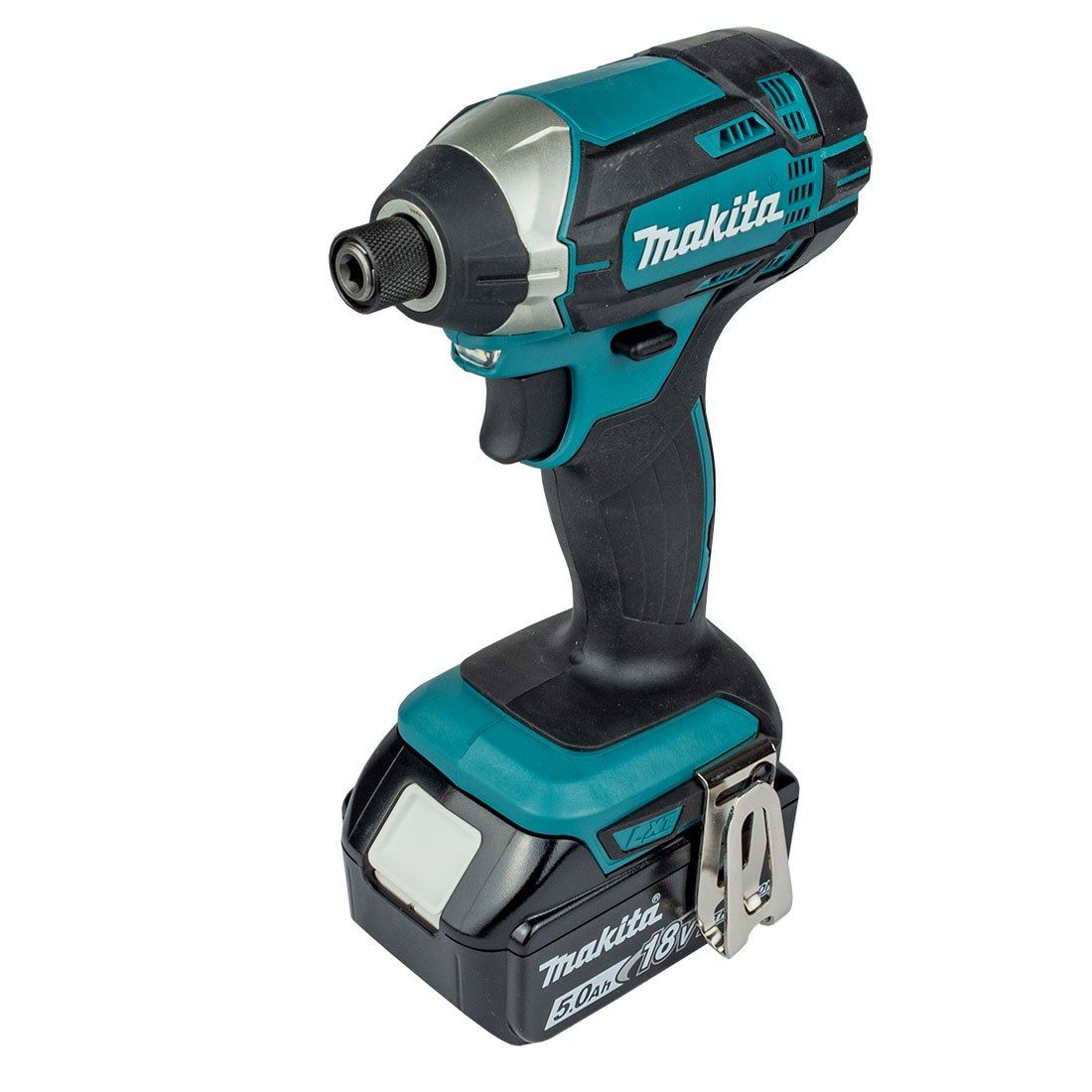 Makita DLX2145TJ 18V Combi & Impact Twin Kit (inc 2 x 5.0Ah Batteries & Charger) (DTD152 & DHP458)