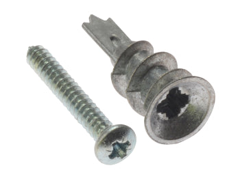 Cavity Wall Anchor - Zinc Alloy - Box 4.5 x 35mm Screw (100)