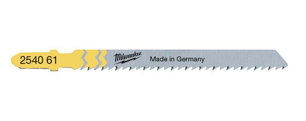 Milwaukee Jigsaw Blade 75 x 2.5mm T 101 B - 5pcs