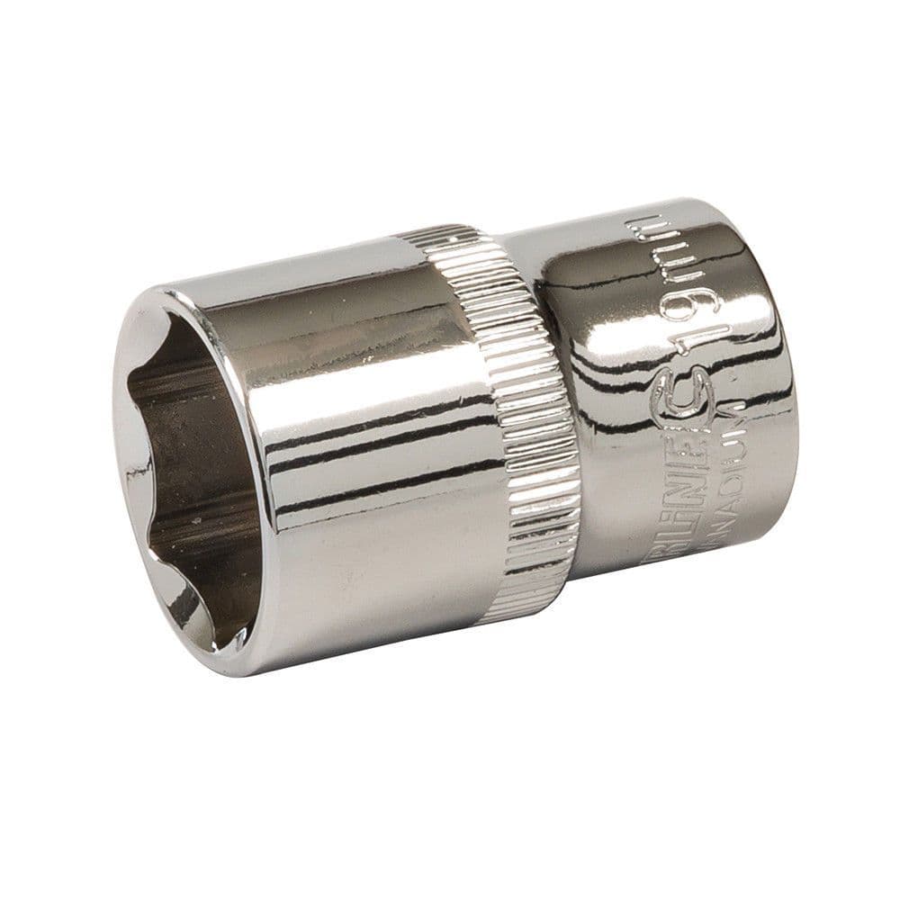 Silverline Socket 1/2 inch Drive - 6pt Metric - 19mm