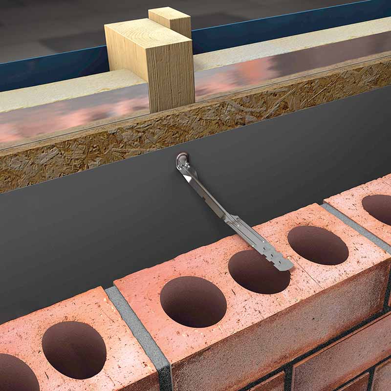 Timber Cavity Frame Tie - 100mm & Nails (Box 250) 304 Stainless Steel