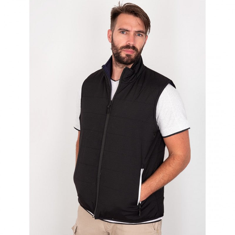 Reversible Puffer Vest Black (BBLK) 2XL