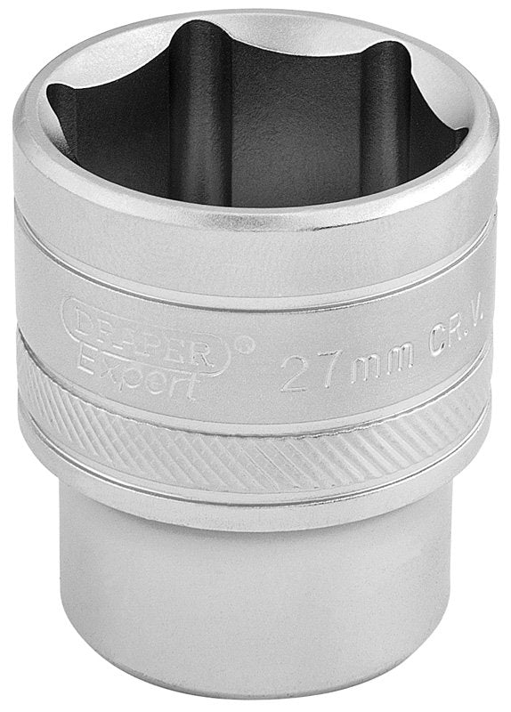 DRAPER - 1/2 inch Square Drive 6 Point Metric Socket (27mm) Main Image