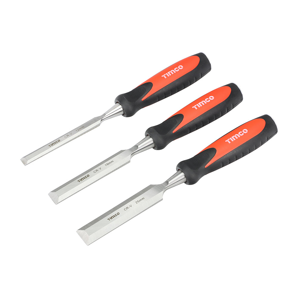 Bevel Edge Wood Chisel Set 3pc Main Image